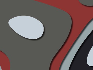 Renkli oyma sanat. Kağıt arka plan şekilleri kesim kağıdı ile kesin. İş sunumları, el ilanları, afişler, davetler için şablon tasarım düzen