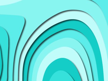 Renkli oyma sanat. Kağıt arka plan şekilleri kesim kağıdı ile kesin. İş sunumları, el ilanları, afişler, davetler için şablon tasarım düzen