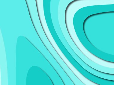 Renkli oyma sanat. Kağıt arka plan şekilleri kesim kağıdı ile kesin. İş sunumları, el ilanları, afişler, davetler için şablon tasarım düzen