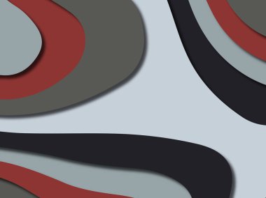 Renkli oyma sanat. Kağıt arka plan şekilleri kesim kağıdı ile kesin. İş sunumları, el ilanları, afişler, davetler için şablon tasarım düzen