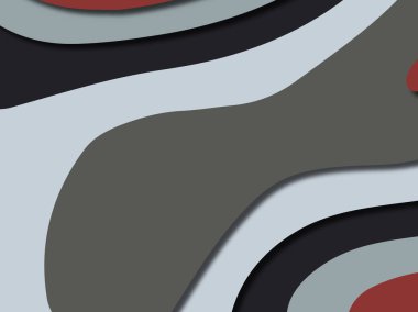 Renkli oyma sanat. Kağıt arka plan şekilleri kesim kağıdı ile kesin. İş sunumları, el ilanları, afişler, davetler için şablon tasarım düzen