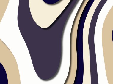 Renkli oyma sanat. Kağıt arka plan şekilleri kesim kağıdı ile kesin. İş sunumları, el ilanları, afişler, davetler için şablon tasarım düzen