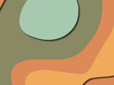 Renkli oyma sanat. Kağıt arka plan şekilleri kesim kağıdı ile kesin. İş sunumları, el ilanları, afişler, davetler için şablon tasarım düzen