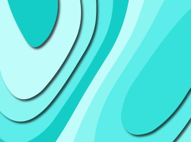 Renkli oyma sanat. Kağıt arka plan şekilleri kesim kağıdı ile kesin. İş sunumları, el ilanları, afişler, davetler için şablon tasarım düzen