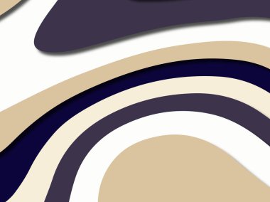 Renkli oyma sanat. Kağıt arka plan şekilleri kesim kağıdı ile kesin. İş sunumları, el ilanları, afişler, davetler için şablon tasarım düzen