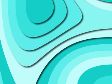 Renkli oyma sanat. Kağıt arka plan şekilleri kesim kağıdı ile kesin. İş sunumları, el ilanları, afişler, davetler için şablon tasarım düzen