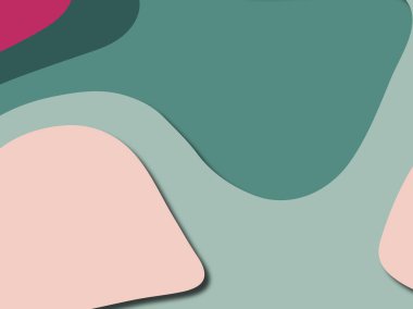 Renkli oyma sanat. Kağıt arka plan şekilleri kesim kağıdı ile kesin. İş sunumları, el ilanları, afişler, davetler için şablon tasarım düzen