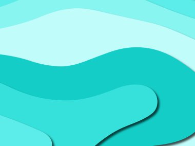 Renkli oyma sanat. Kağıt arka plan şekilleri kesim kağıdı ile kesin. İş sunumları, el ilanları, afişler, davetler için şablon tasarım düzen