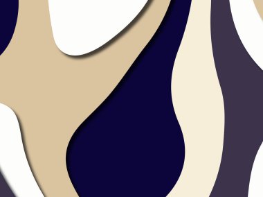 Renkli oyma sanat. Kağıt arka plan şekilleri kesim kağıdı ile kesin. İş sunumları, el ilanları, afişler, davetler için şablon tasarım düzen