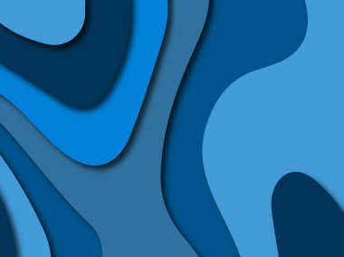 Renkli oyma sanat. Kağıt arka plan şekilleri kesim kağıdı ile kesin. İş sunumları, el ilanları, afişler, davetler için şablon tasarım düzen