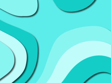 Renkli oyma sanat. Kağıt arka plan şekilleri kesim kağıdı ile kesin. İş sunumları, el ilanları, afişler, davetler için şablon tasarım düzen