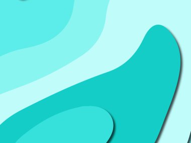 Renkli oyma sanat. Kağıt arka plan şekilleri kesim kağıdı ile kesin. İş sunumları, el ilanları, afişler, davetler için şablon tasarım düzen