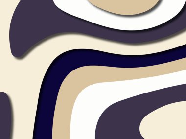 Renkli oyma sanat. Kağıt arka plan şekilleri kesim kağıdı ile kesin. İş sunumları, el ilanları, afişler, davetler için şablon tasarım düzen