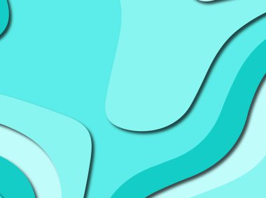 Renkli oyma sanat. Kağıt arka plan şekilleri kesim kağıdı ile kesin. İş sunumları, el ilanları, afişler, davetler için şablon tasarım düzen