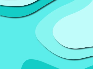 Renkli oyma sanat. Kağıt arka plan şekilleri kesim kağıdı ile kesin. İş sunumları, el ilanları, afişler, davetler için şablon tasarım düzen