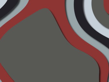 Renkli oyma sanat. Kağıt arka plan şekilleri kesim kağıdı ile kesin. İş sunumları, el ilanları, afişler, davetler için şablon tasarım düzen