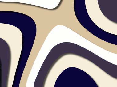 Renkli oyma sanat. Kağıt arka plan şekilleri kesim kağıdı ile kesin. İş sunumları, el ilanları, afişler, davetler için şablon tasarım düzen