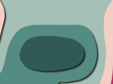 Renkli oyma sanat. Kağıt arka plan şekilleri kesim kağıdı ile kesin. İş sunumları, el ilanları, afişler, davetler için şablon tasarım düzen