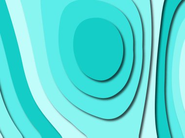 Renkli oyma sanat. Kağıt arka plan şekilleri kesim kağıdı ile kesin. İş sunumları, el ilanları, afişler, davetler için şablon tasarım düzen