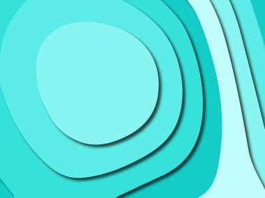 Renkli oyma sanat. Kağıt arka plan şekilleri kesim kağıdı ile kesin. İş sunumları, el ilanları, afişler, davetler için şablon tasarım düzen