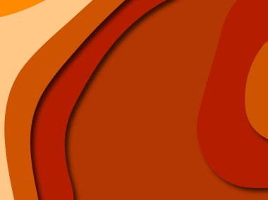 Renkli oyma sanat. Kağıt arka plan şekilleri kesim kağıdı ile kesin. İş sunumları, el ilanları, afişler, davetler için şablon tasarım düzen