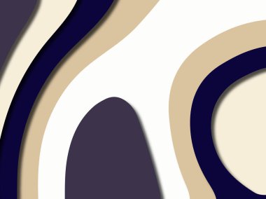 Renkli oyma sanat. Kağıt arka plan şekilleri kesim kağıdı ile kesin. İş sunumları, el ilanları, afişler, davetler için şablon tasarım düzen