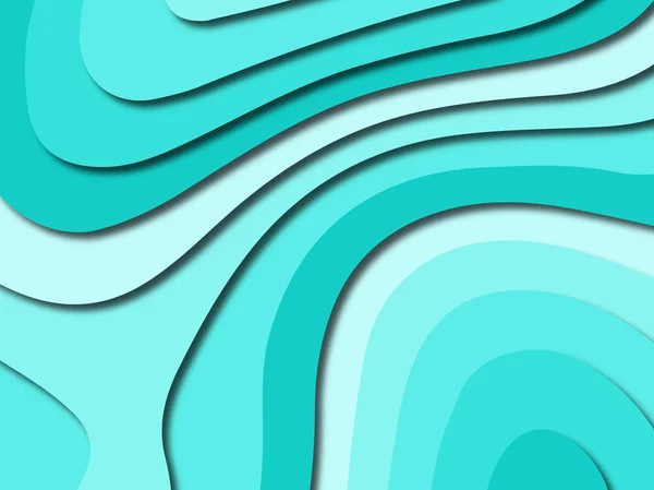 Abstract wavy shape sticker design Royalty Free Vector Image