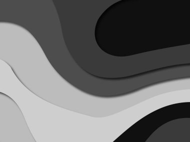 3D soyut kağıt sanat stil, tasarım düzen iş presenta için