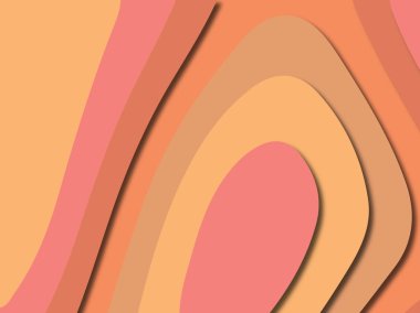 3D soyut kağıt sanat stil, tasarım düzen iş presenta için