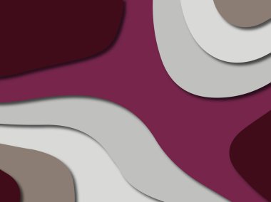 3D soyut kağıt sanat stil, tasarım düzen iş presenta için