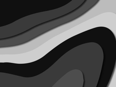 3D soyut kağıt sanat stil, tasarım düzen iş presenta için