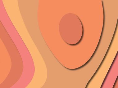 3D soyut kağıt sanat stil, tasarım düzen iş presenta için