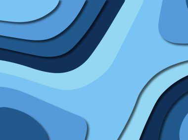 3D soyut kağıt sanat stil, tasarım düzen iş presenta için