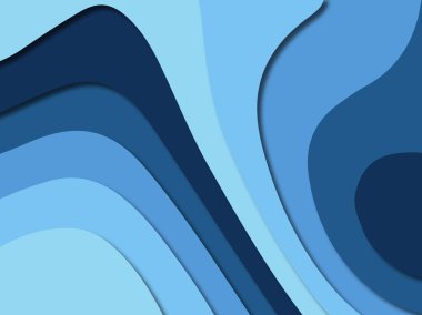 3D soyut kağıt sanat stil, tasarım düzen iş presenta için