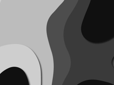 3D soyut kağıt sanat stil, tasarım düzen iş presenta için