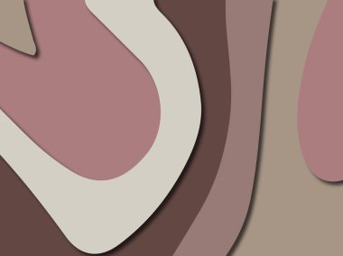 3D soyut kağıt sanat stil, tasarım düzen iş presenta için