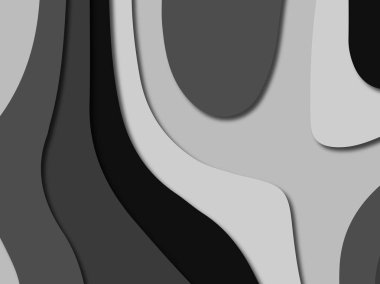 3D soyut kağıt sanat stil, tasarım düzen iş presenta için