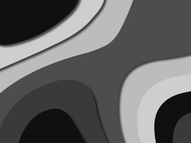 3D soyut kağıt sanat stil, tasarım düzen iş presenta için