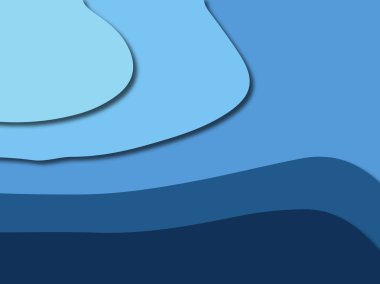 3D soyut kağıt sanat stil, tasarım düzen iş presenta için