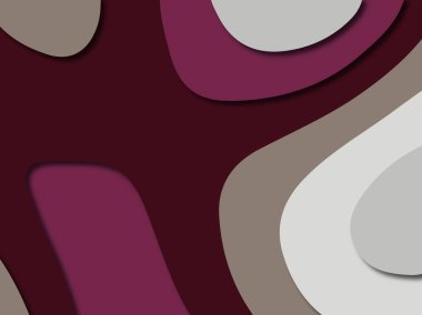 3D soyut kağıt sanat stil, tasarım düzen iş presenta için