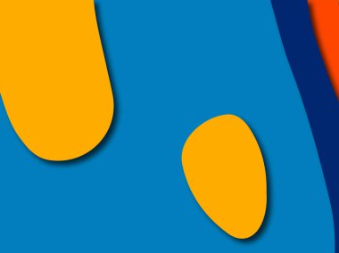 3D soyut kağıt sanat stil, tasarım düzen iş presenta için