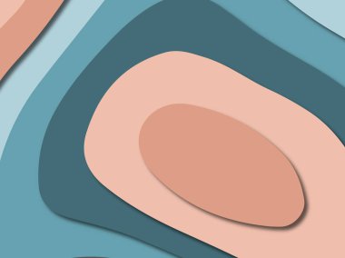 3D soyut kağıt sanat stil, tasarım düzen iş presenta için