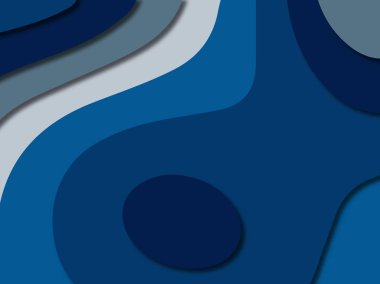 3D soyut kağıt sanat stil, tasarım düzen iş presenta için