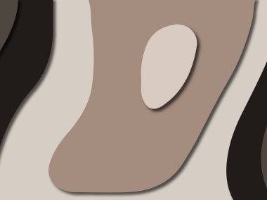 3D soyut kağıt sanat stil, tasarım düzen iş presenta için