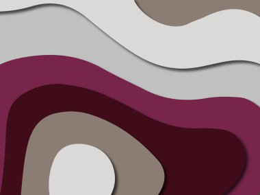 3D soyut kağıt sanat stil, tasarım düzen iş presenta için