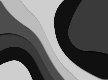 3D soyut kağıt sanat stil, tasarım düzen iş presenta için