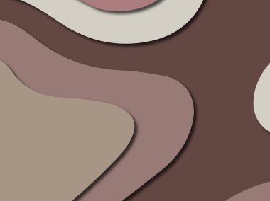 3D soyut kağıt sanat stil, tasarım düzen iş presenta için