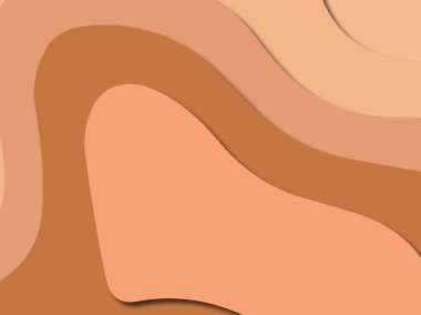 3D soyut kağıt sanat stil, tasarım düzen iş presenta için