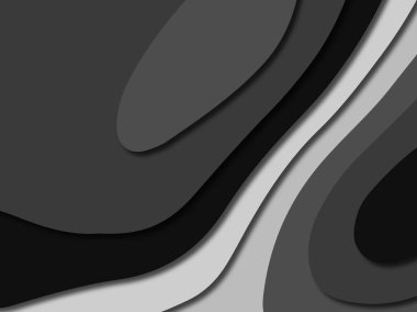 3D soyut kağıt sanat stil, tasarım düzen iş presenta için