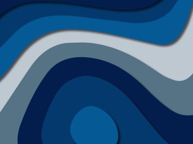 3D soyut kağıt sanat stil, tasarım düzen iş presenta için